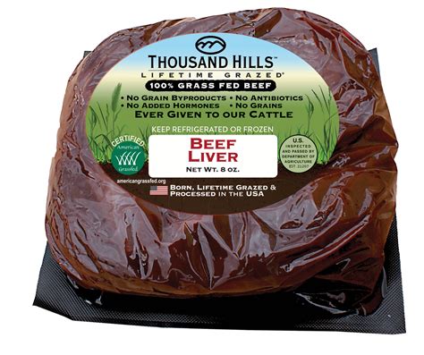 grass fed beef liver thousand hills lifetime grazed