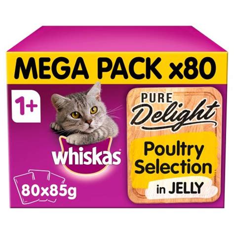 We have a range of tasty cat food from top brands that your cat will definitely we carry a comprehensive list of top and popular dry, canned cat food and delicious cat food pouches recommended by vets. Whiskas 1+ Pure Delight Poultry Selection Wet Adult Cat ...