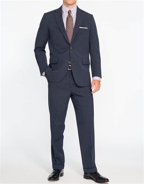 Blue Twill Suit Classic Fit Mens Suits And Dress Clothes J Press