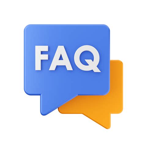 3d Frequently Asked Questions Icon Illustration Render 22361452 Png