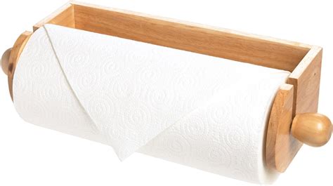 Amazon Com Fox Run Wooden Paper Towel Holder X X Inches Brown Napkin Holders
