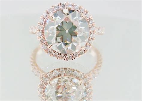 Elegantrose Gold Ring Wedding Jewelry By Josh Levkoff Loverly Rose Gold Engagement Ring