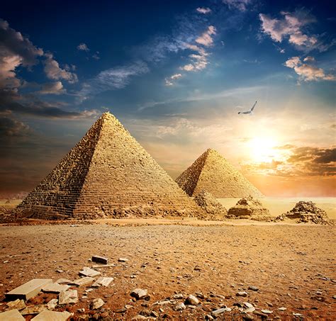 Fonds Decran Égypte Désert Ciel Cairo Pyramide Architecture Nuage