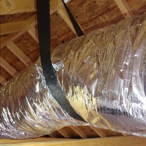 6 In X 25 Ft Insulated Flexible Duct R6 Silver Jacket Wavewoodfurniture