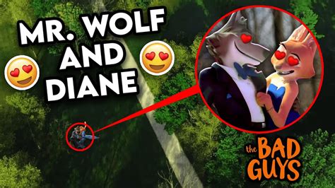 Drone Catches Mr Wolf And Diane Kissing In The Forest The Bad Guys