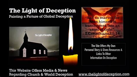 The Light Of Deception Website Introduction Video Covering Church