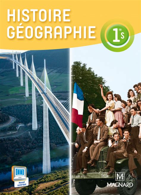 Histoire Géographie 1re S 2015 Magnard