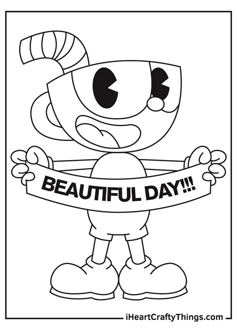 Cuphead Show Coloring Pages Ambrosedenas