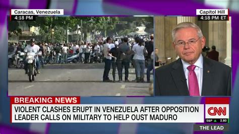 Menendez On Whether Theres Any Possible Peaceful Resolution To