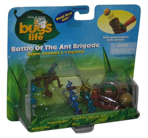 Disney Pixar A Bug S Life Bug Battle Of The Ant Brigade Mattel Mini Figure Set