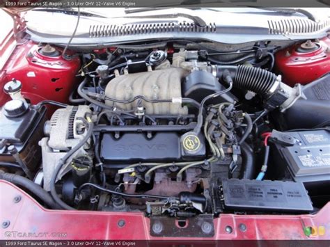 30 Liter Ohv 12 Valve V6 Engine For The 1999 Ford Taurus 51556383