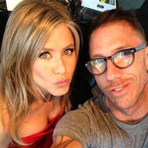 Jen And Her Hair Stylist Chris Jennifer Aniston Photos Jennifer