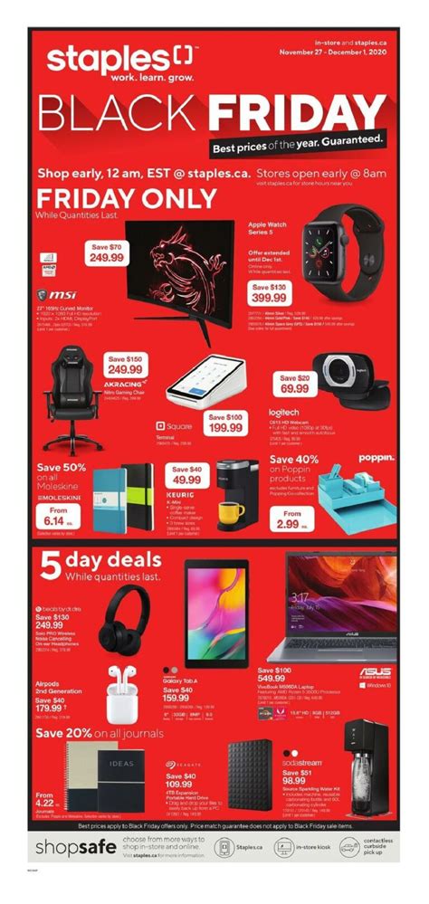 What Stores Are Doing Black Friday Online 2021 - Staples Canada Black Friday Flyer 2021