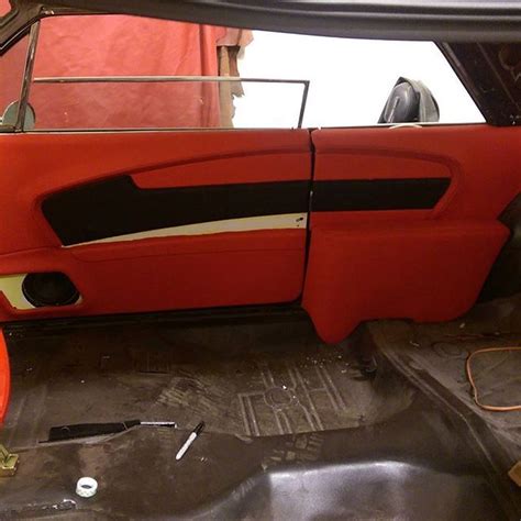 Custom Door Panels Red And Black Would Look Good If Incorporated Into