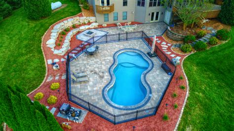 Fiberglass Pool Manufacturers Fiberglass Pools Installing Above