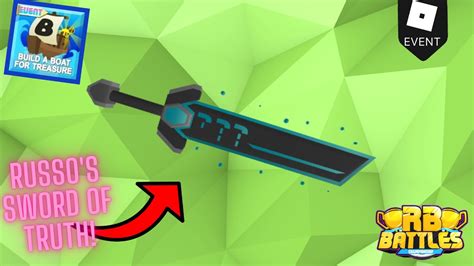 New How To Unlock Russos Sword Of Truth Rb Battles Sword Roblox