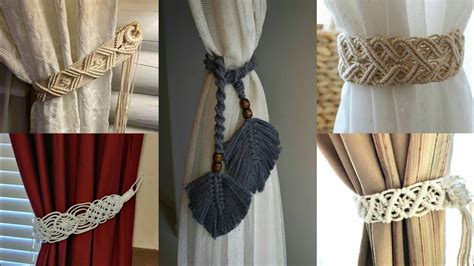 So Easy And Simple Macrame Curtain Tie Back Ideas Cotton Rope
