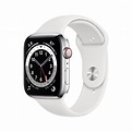 Apple Watch Series 6 GPS + Cellular, 44mm Silver Stainless Steel Case ...