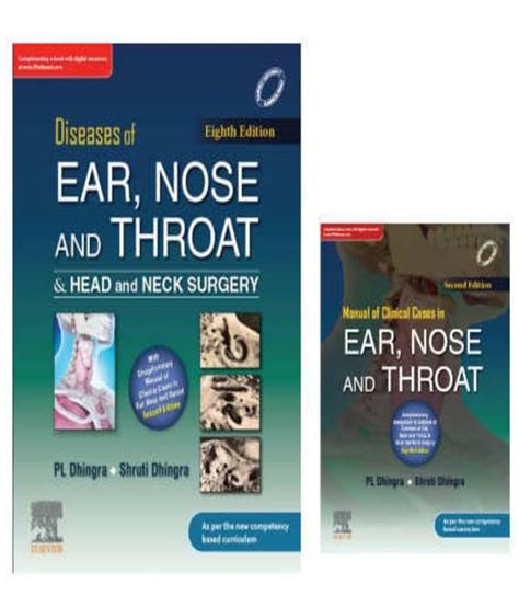 Diseases Of Ear Nose And Throat And Head And Neck Surgery 8e And Manual Of