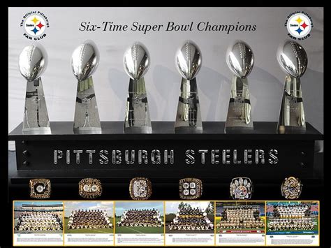 Pittsburgh Steelers Super Bowl Champions Pittsburgh Steelers 6 Time