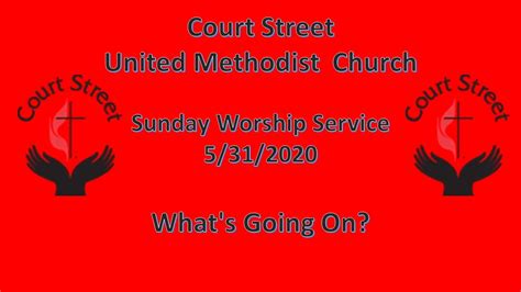 Sunday Service May 31 2020 Bulletin In Description Youtube