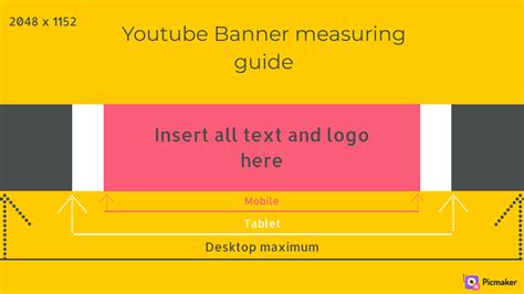 Template Youtube Banner Size Guide To Create A Custom Banner
