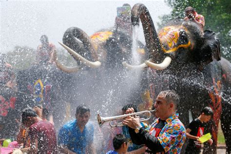 The Joyful Splashing Of Thailands Songkran Water Festival The Atlantic