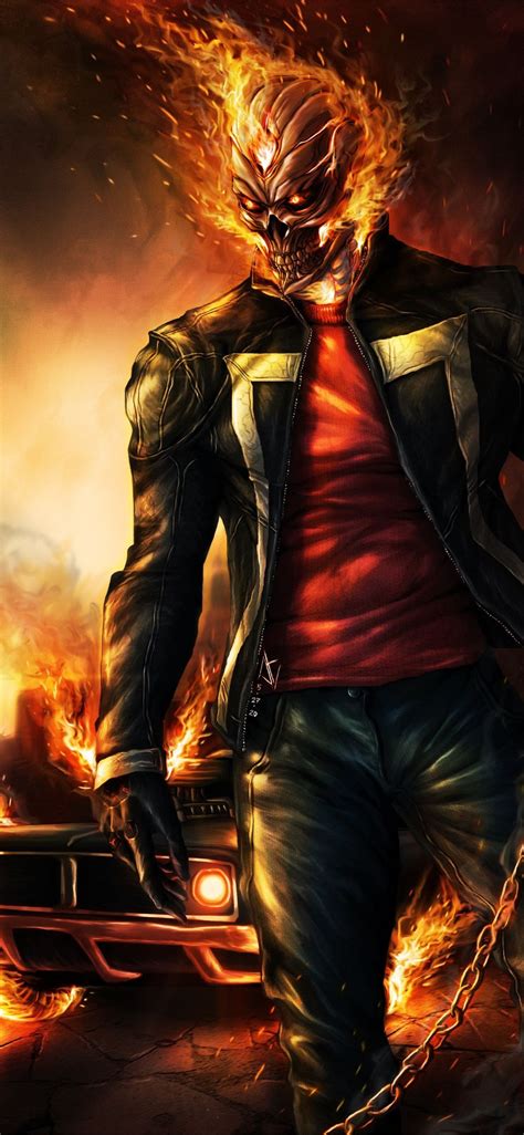 Ghost Rider 4k Iphone Wallpapers Wallpaper Cave