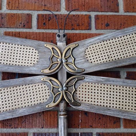 Soltronics ceiling fan with light and remote 42 led ceiling fan dimmable led bulb reversible brushed nickel/ natural oak blade #1 best sellerin ceiling fans. Made this dragonfly from ceiling fan blades in October ...