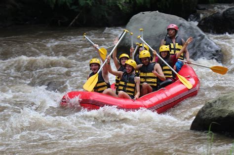 Jungle Swing Combine With White Water Rafting Denpasar City Benoakuta Project Expedition