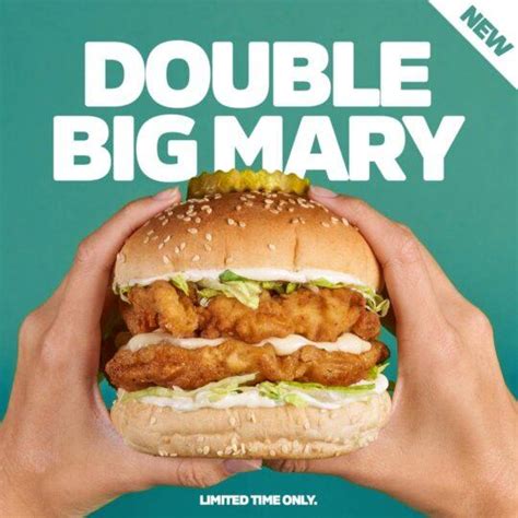 mary brown s double big mary has arrived canada eats