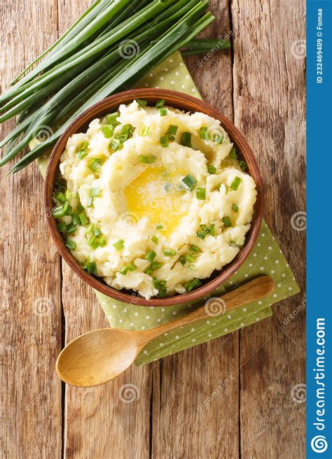 Champ Is An Irish Dish Of Mashed Potatoes With Scallions Butter And