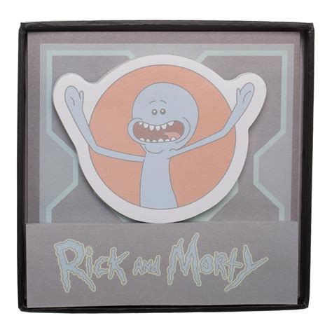 Rick And Morty Mr Meeseeks Can Do It Sticky Notes Box Set By Bioworld