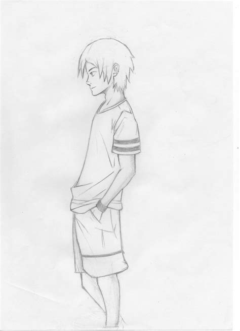 Drawing Boy Side View By Lavioude On Deviantart