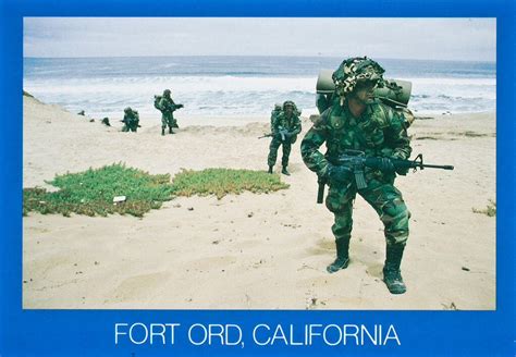Vintage Fort Ord Postcard Circa 1970s Army Day Ord 7th Infantry
