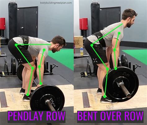 Pendlay Row Vs Bent Over Barbell Row For Building A Broader Back Nutritioneering