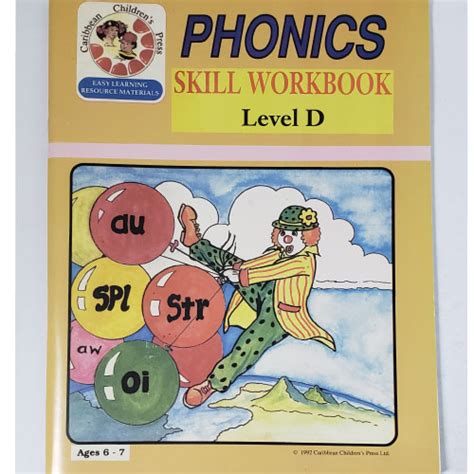 Phonics Skill Workbook Level D Charrans Chaguanas