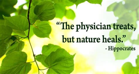 “the Physician Treats But Nature Heals ” Hippocrates Natural Healing Psoriasis Cream