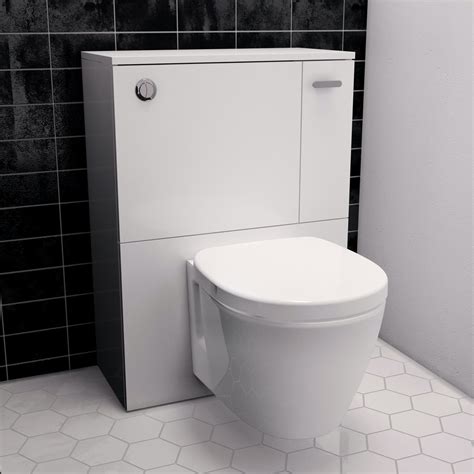 Ideal Standard Concept Space White Unit With Wall Hung Toilet And Soft