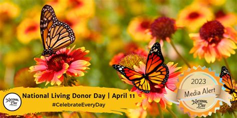 Media Alert New Day Proclamation National Living Donor Day April