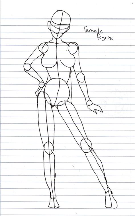 Female Body Sketch Outline At Explore Collection