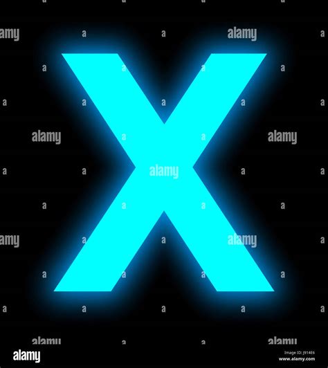 Neon Letter X Hi Res Stock Photography And Images Alamy