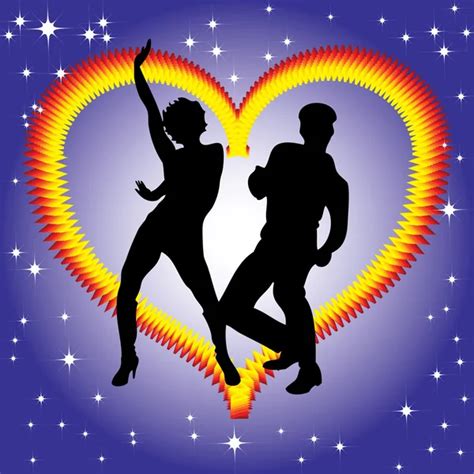 Dancing Couple — Stock Vector © Vikhr15 3715560