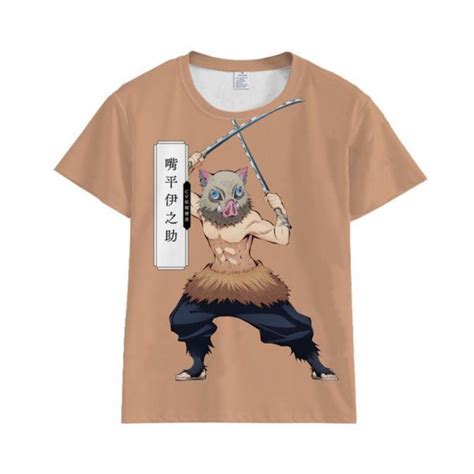 Demon Slayer T Shirt Inosuke Hashibira Demon Slayer Merch