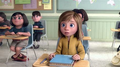 riley s class inside out pixar animação arte da animação