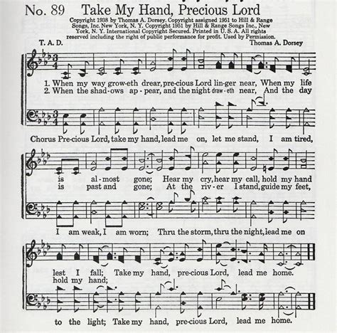 Take My Hand Precious Lord Christian Song Lyrics Hymn Music Gospel Song Lyrics
