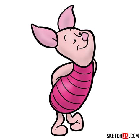 Great savings & free delivery / collection on many items. How to draw Piglet | Winnie-the-Pooh - SketchOk - step-by ...