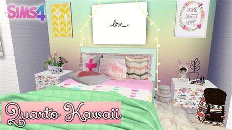 Pastel Kawaii Bedroom ♦ Speed Build The Sims 4 Youtube