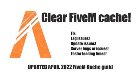 How To Clear FiveM Cache UPDATED VERSION APRIL 2022 YouTube