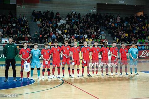 The Players Of England U19 Team Line Up Before The Uefa Futsal News Photo Getty Images